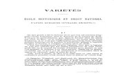 Ecole Historique Et Droit Natural (RevTrimDrCivil)