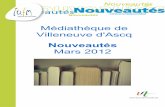 Nouveautes Villeneuve Mars 2012