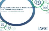 Les opportunités du Marketing Digital - Franchise WSI