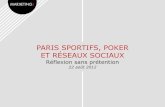 Paris sportifs, Poker et réseaux sociaux