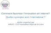 Atelier Comment favoriser l'innovation en interne ? ICD2013