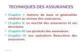 Techniques Des Assurances. (Cours s5)