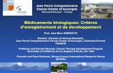 Jean Marc Nabholtz : Médicaments biologiques : Critères d’enregistrement et de developpement
