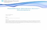 Livre blanc Windows Azure Marketplace Datamarket
