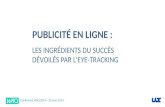 La publicité en ligne dévoilée par l'eye-tracking - Conférence d'Ux Recherche