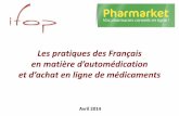 Etude Ifop Pharmarket achat de médicaments sans ordonnance sur Internet avril 2014