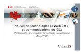 New Technologies (‘Web 2.0’) and GC Communications