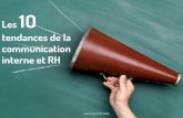 Les 10 tendances de la communication interne et RH