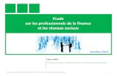 Etude les professionnels de la finance et les reseaux sociaux : Linkedin, Twitter, SlideShare, Facebook