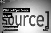 L'état de l'Open Source en 2014 - Salon du Logiciel Libre et des technologies ouvertes du Québec (S2QL) - 2014-09-17