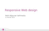 Responsive Web design - defimedia