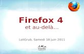 Firefox 4 et au dela