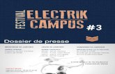 Dossier de presse - Festival Electrik Campus 2014