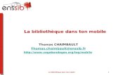 Bibliothèques et terminaux mobiles - avril 2013