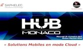 Petit déjeuner du 20/11 MDM en mode Cloud   Saphelec & Monaco Telecom