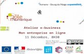 Atelier e-Business : Mon entreprise en ligne