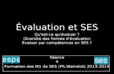 M1 4- évaluation et ses - 2013