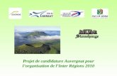 Projet Auvergnat Inter RéGions 2010 V2