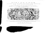 Etienne Moulinié - Airs de cour- 3e Livre 1629