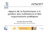 Apports de la systémique à la gestion des organisations et des institutions publiques