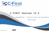 C-FIRST version 13.2 - Requêteur