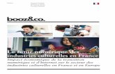 Le futur numérique des industries culturelles en France - Etude de Booz&co - Mai 2013
