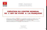 Pdf creation du centre mondial de l art de vivre a  la francaise