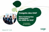 Congrès des DAF 2012 : Vers l’entreprise numérique, les défis du DAF