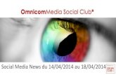 Social Media News Week Omnicom Media Social Club* 14.04.2014