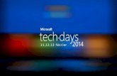 [Tech Days 2014 - Plénière J1] Votre futur est dans le code
