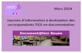 Journée TICE documentation 18 mars 2014