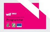 Wif 2012 : programme des conférences et ateliers