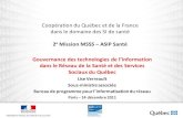 2011-12-14 ASIP Santé JNI "Gouvernance des technologies de l’information MSSS Québec"