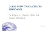 Guide pour traducteurs medicales : Se frayer un chemin dans les essais cliniques