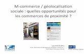 M-commerce / géolocalisation sociale : quelles opportunités pour  les commerces de proximité ?