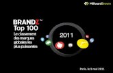 Classement Millward Brown des marques les plus puissantes : BrandZ Top100 2011