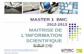M1 BMC 2012-2013 MIS