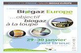 Dossier presse Biogaz Europe 2014