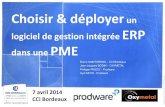 Atelier Comment choisir et déployer un ERP dans une PME - Pôle numérique CCI Bordeaux
