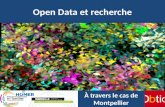 Open Data et recherche, le cas de la Ville de Montpellier