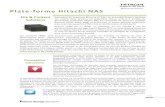 Plate-forme Hitachi NAS : description et fonctionnel