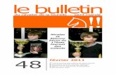 Bulletin 48 janvier 2011 v0