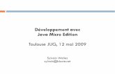 Développement avec Java Micro Edition