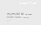 Étude CNC sur "Le Marché de l'animation 2009" (juin 2010)
