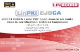LinPKI EJBCA : une PKI open source en route vers la certification Critères Communs