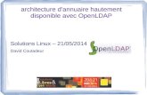 Architecture d'annuaire hautement disponible avec OpenLDAP