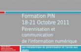 Presentation PIN 2011
