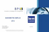 Baromètre LEEM - BPI group - 2012