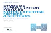 Etude de Rémunération Monaco Hays 2012/2013 - Monaco Salary Guide