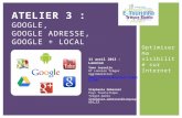 Google, Google Adresse, Google + local